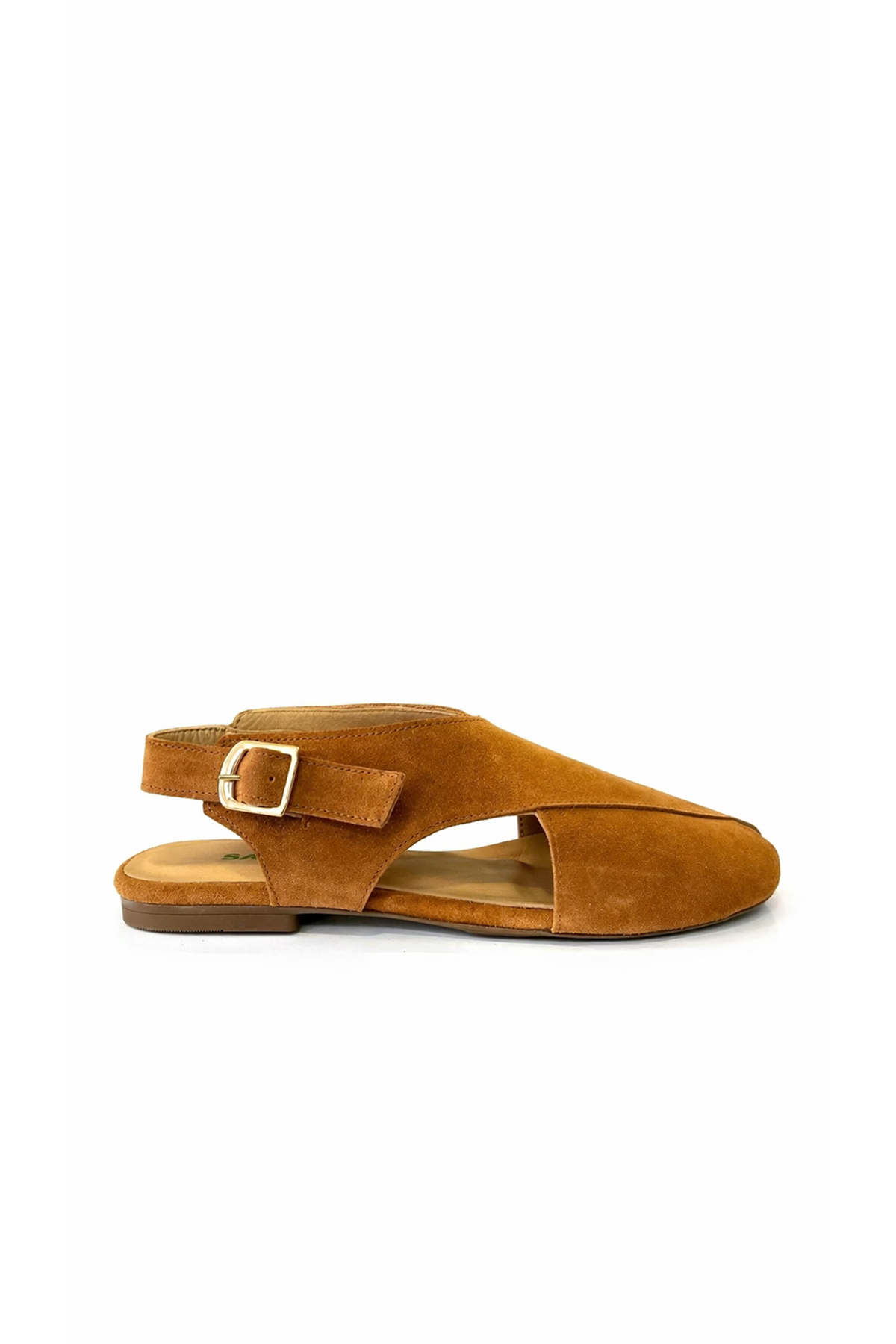 Hakiki Süet Deri Babet Taba Viona 