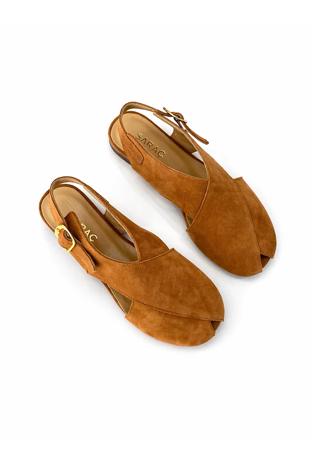 Hakiki Süet Deri Babet Taba Viona 