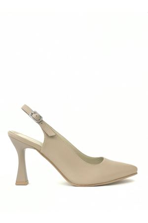 Gerçek Deri Kadın Topuklu Vizon Brave  