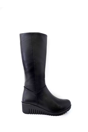 Gerçek Deri Kadın Çizme  Siyah Tinny
