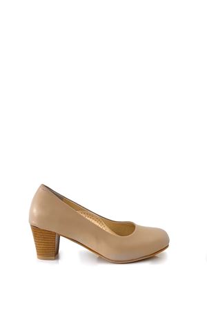 Gerçek Deri  Kadın Topuklu Ayakkabı Vizon X Classic 