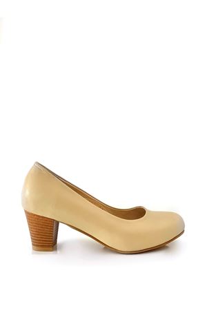 Gerçek Deri  Kadın Topuklu Ayakkabı Nude X Classic 