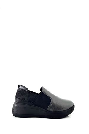 Gerçek Deri Antrasit  Ninda Kadın  Sneaker  