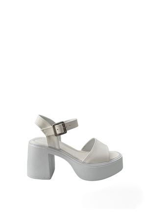 Kadın Beyaz Kalın Topuklu Ayakkabı Mia 