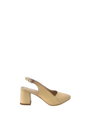 Gerçek Deri  Kadın Topuklu Ayakkabı Nude  Sewing Lovely  