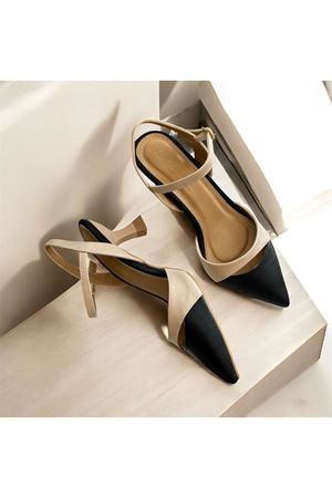  Kadın   Topuklu  Ayakkabı Bej   Twon