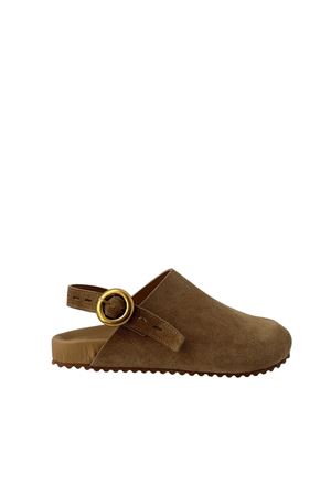 Gerçek Deri Yeşil Süet Kadın Sandalet Raisse 