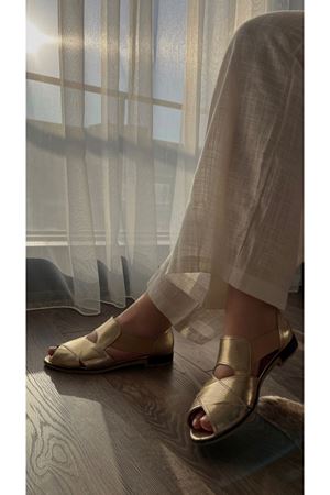 Gerçek Deri Gold Kadın Ayakkabı Senora