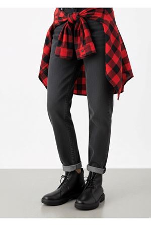 Gerçek Deri Kadın Bot Siyah  Rubber 