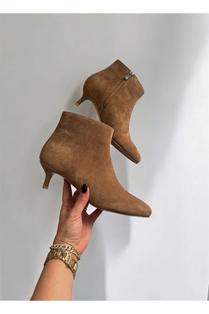 Gerçek Deri  Süet Kadın Bot Vizon Liena