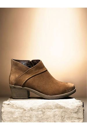 Gerçek Süet  Deri Kadın Bot Toprak Kahve Lucky 