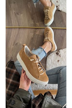 Gerçek Deri Süet  Tarçın Kadın  Sneaker Smart