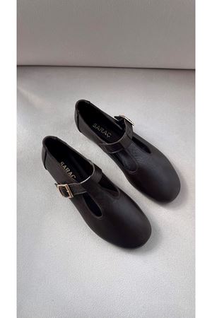 Hakiki Deri Kadın Babet Kahverengi  Amber 