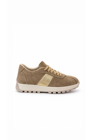 Hakiki Süet Deri Kadın  Sneaker Toprak Kahve Riva 
