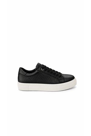 Hakiki Deri Kadın Sneaker Siyah Offi 
