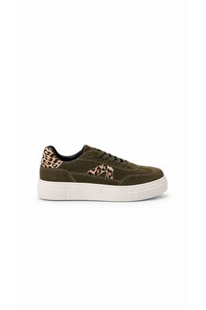 Hakiki Deri Süet Yeşil Kadın Sneaker Arezzo 