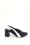 Gerçek Deri Kadın Ayakkabı Siyah  Strip  
