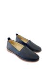 Gerçek Deri Sİyah Düz Loafer 
